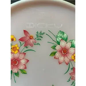 Dicky | Kitchen | Vintage Dicky Pink Plastic Cake Carrier Covered Cake